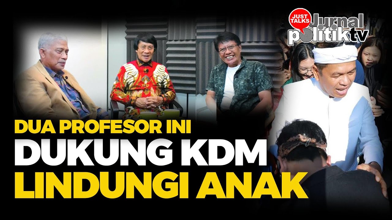 DUA PROFESOR INI DUKUNG KDM LINDUNGI ANAK