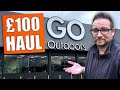 Go outdoors haul cheap camping and backpacking gear
