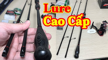 Cần Câu Máy Xịn - Combo Cần Câu Lure Máy Đứng Lure Cá Lóc Lure Suối Hàng Cao Cấp - Bộ 61