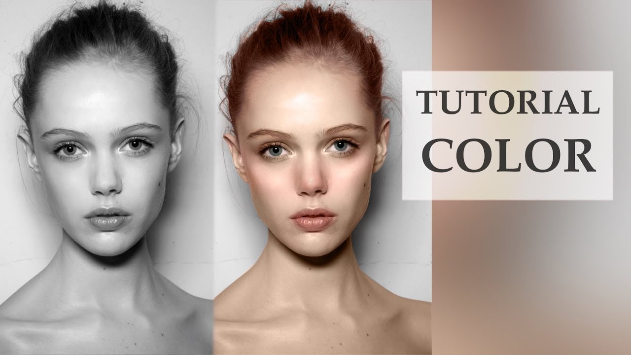 COLORING (B&W to color) Wattpad cover tutorial YouTube