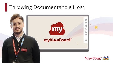 myViewBoard Tips - Throwing Documents to a Host with myViewBoard - Louie Fisher