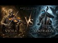 Violin VS Contra Bass: Dark Synthwave Showdown! Battle of Strings 🎻 ⚔️