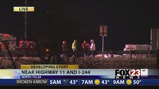 HAZMAT works to clean Tulsa chemical spill after road closures, evacuations
