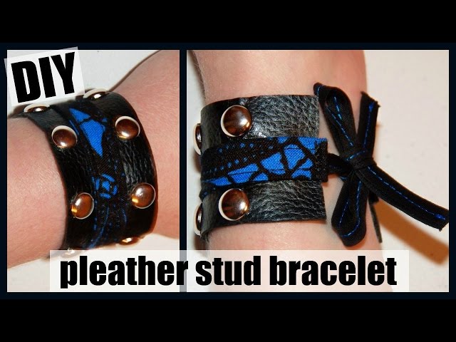 diy leather cuff bracelet | craftgawker