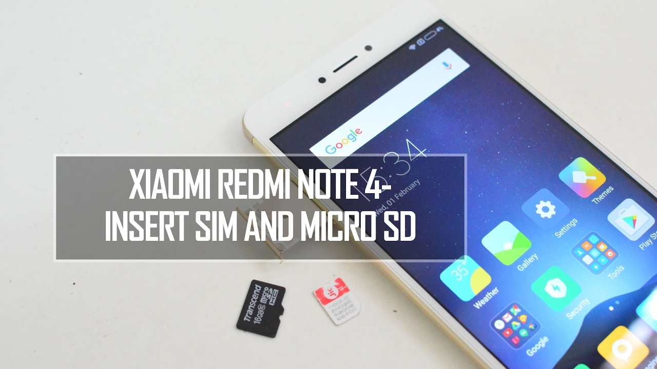 Xiaomi Redmi 4x Как Вставить Сим