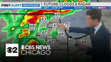 Weekend showers to cover Chicago this weekend