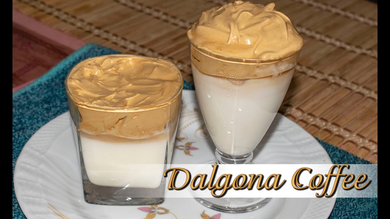dalgona coffee dalgona coffee recipe in bengali YouTube