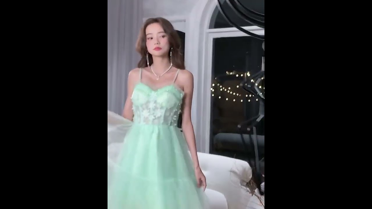 Chic / Beautiful Mint Green Homecoming Appliques Graduation Dresses