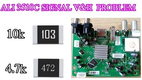 Ali 3510c Signal Problem | HD receiver signal v and h problem | signal fault repair | ameer tv