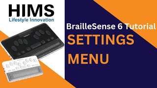 BrailleSense 6 - Settings Menu screenshot 4