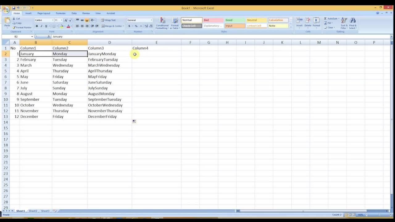 How To Merge 2 Column Into 1 Column In MS Excel YouTube how-to-merge-2-column-into-1-column-in-ms-excel-youtube