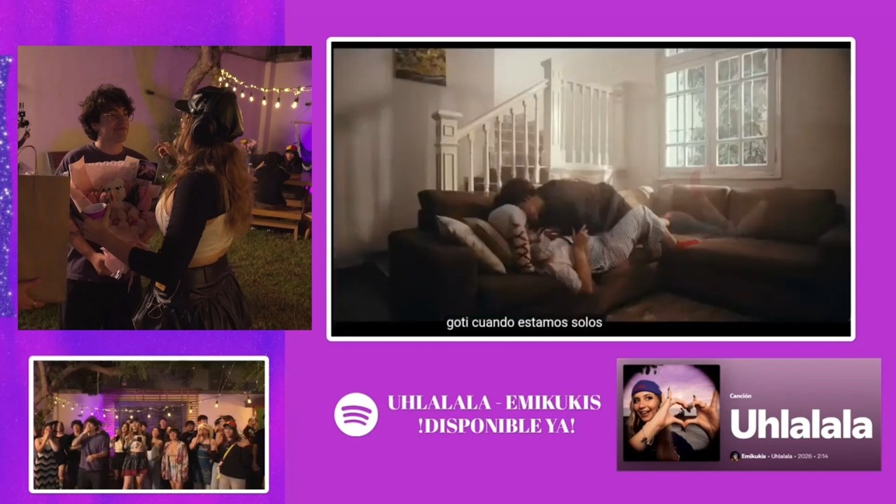 GLOGLO , EMI Y SUS AMIGOS REACCIONAN AL VIDEOCLIP 