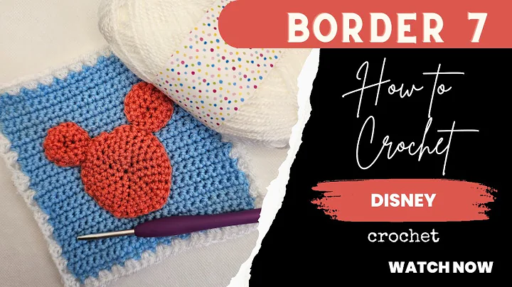 Master the art of crochet with Disney's enchanting Granny Square Border!