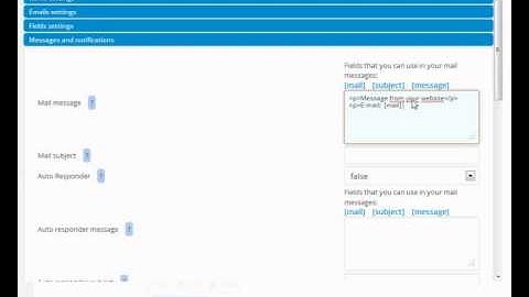 w2 ajax contat form wordpress 2.0 : create my own mail message