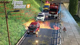 Fs19 Emergency - Soccorso Stradale Per Auto In Fiamme