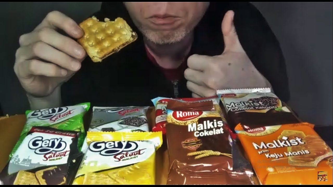 ASMR MUKBANG GERY SALUUT VS ROMA MALKIST | EATING SOUND | NO TALKING