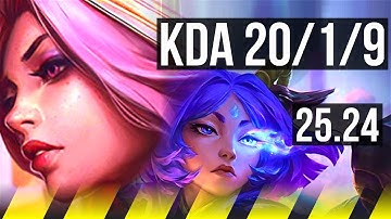 MISS FORTUNE & Neeko vs YUNARA & Zilean (ADC) | 20/1/9 | KR Master | 25.24