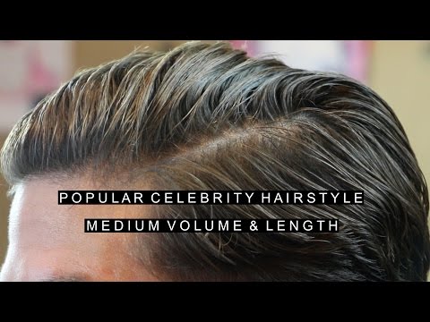 Mens Hair 2017 | Popular Celebrity Hairstyle | Medium Volume & Length