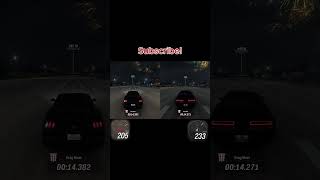Ford Mustang Dark Horse vs Dodge Challenger SRT🔥 #automobile #forzahorizon6 #forza #dragrace