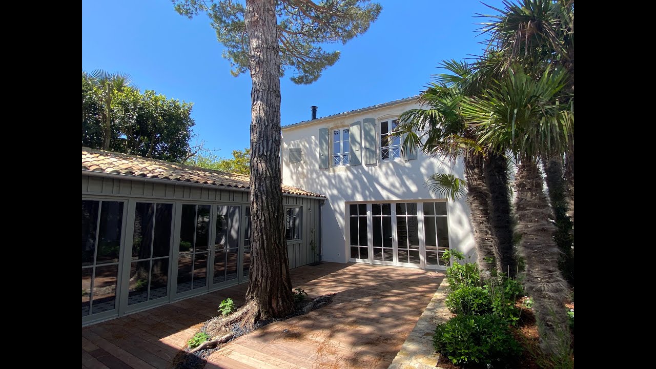 Maison à vendre Ile de Ré, Saint Martin proche port. YouTube