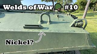 Were WW2 tank welds done with nickel filler and if so why?  Questions answered...