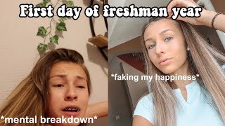 first day of highschool: GET READY WITH ME