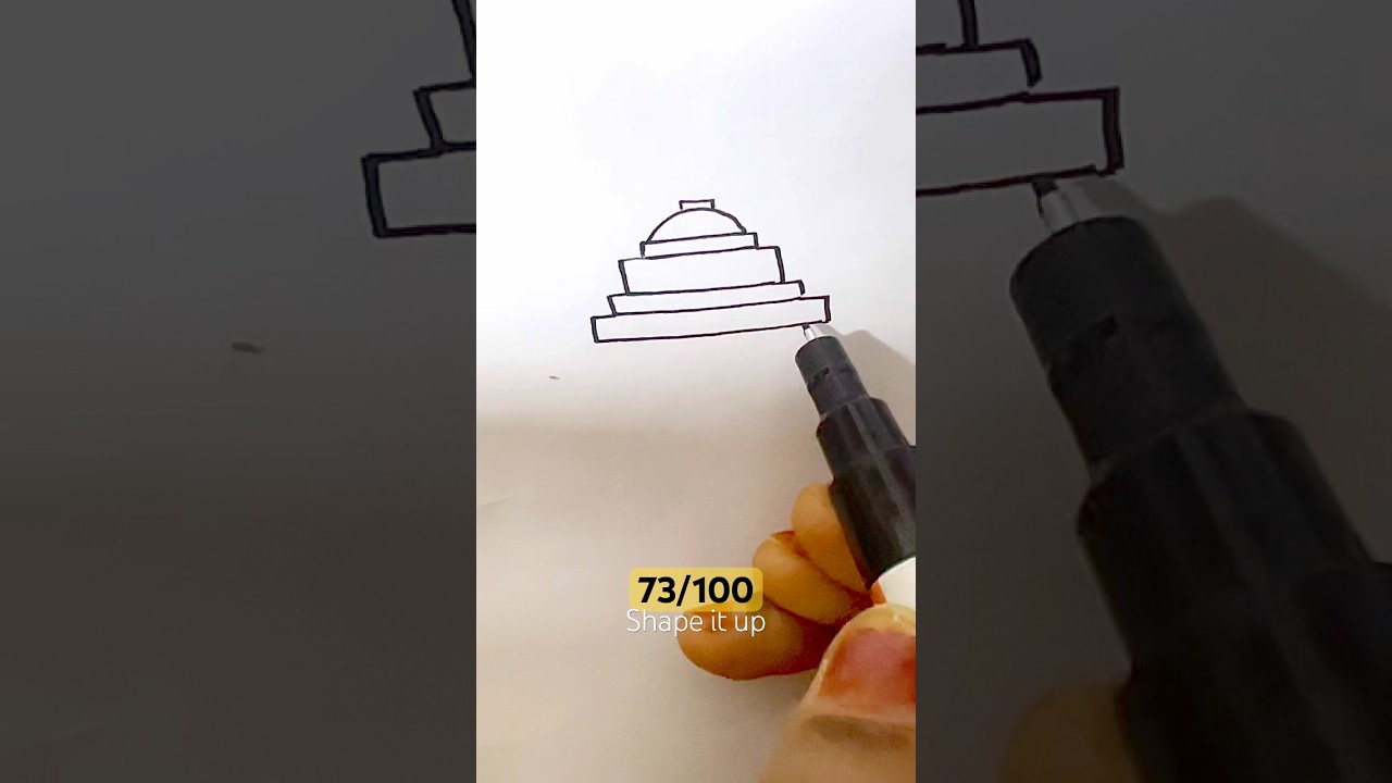 73/100 Basic shapes endless drawings 