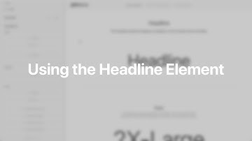Using the Headline Element | YOOtheme Documentation