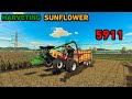 Farming simulator indian mod 💪🏻💪🏻 🔥🔥harvesting sunflower john deere full modified🔥🔥