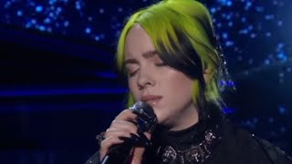 Oscars 2020 In Memoriam Billie Eilish Performance