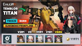 GUNSMOKE FRONTLINE: TEMBLOR TITAN / FREEZE TEAM CLEAR WITH V0 SOPPO  [ GFL2: EXILIUM ]