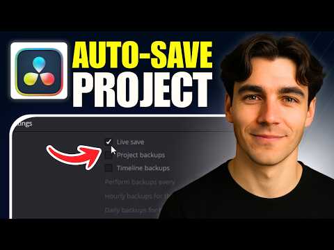 How To Auto-Save And Backup A Project In Davinci Resolve (Tutorial 2026)