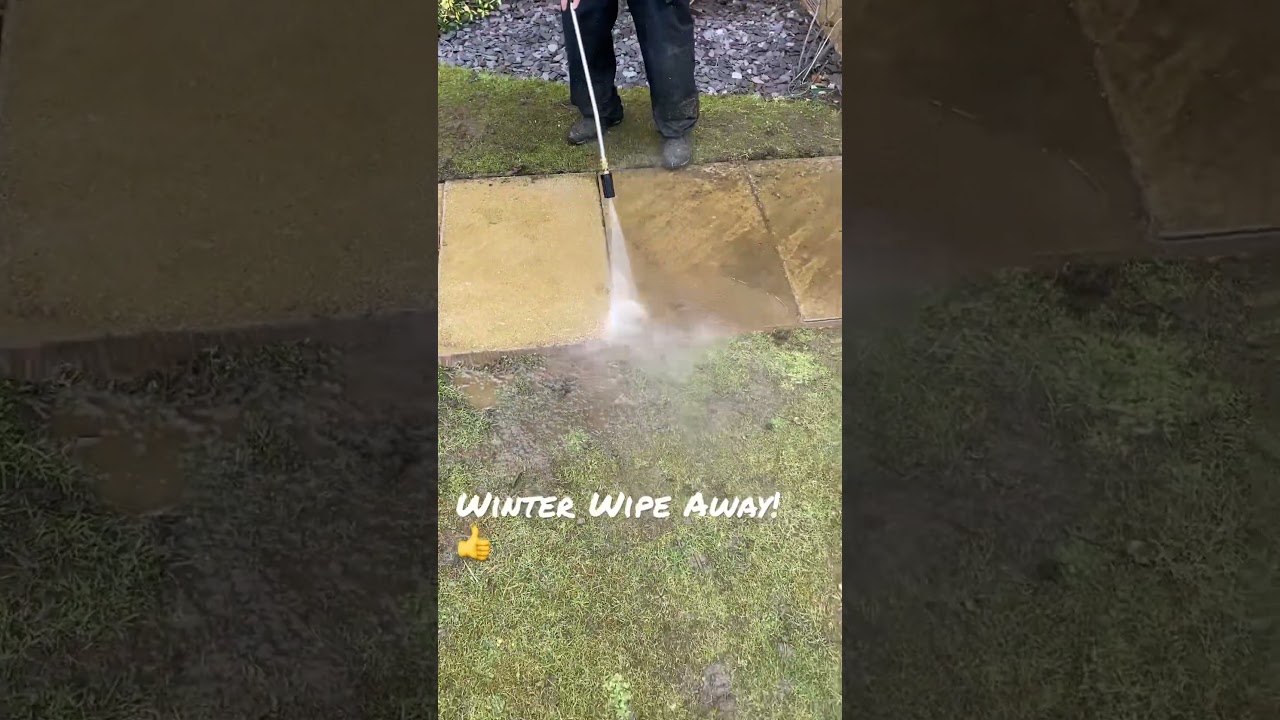 Patio & Pathway Cleaning - The team started my annual Winter Wipe Away on my property today! 👍