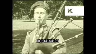 1920S Scotland, Bagpipes, Sword Dancing From 35Mm