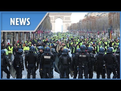 Paris: Yellow Vest protest continues despite government scrapping fuel price hike