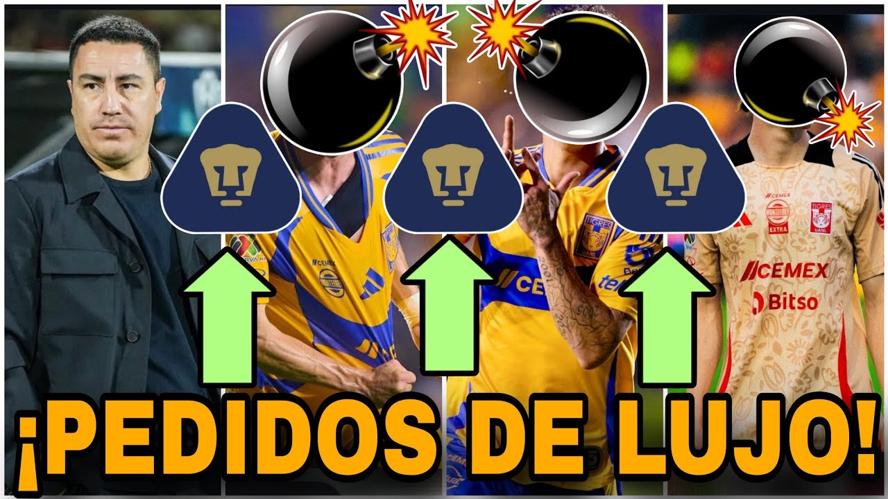 ✅🔥 EFRAÍN JUÁREZ QUIERE 3 JUGADORES DE TIGRES | LLEGARÍA A PUMAS | REFUERZOS PUMAS 2026