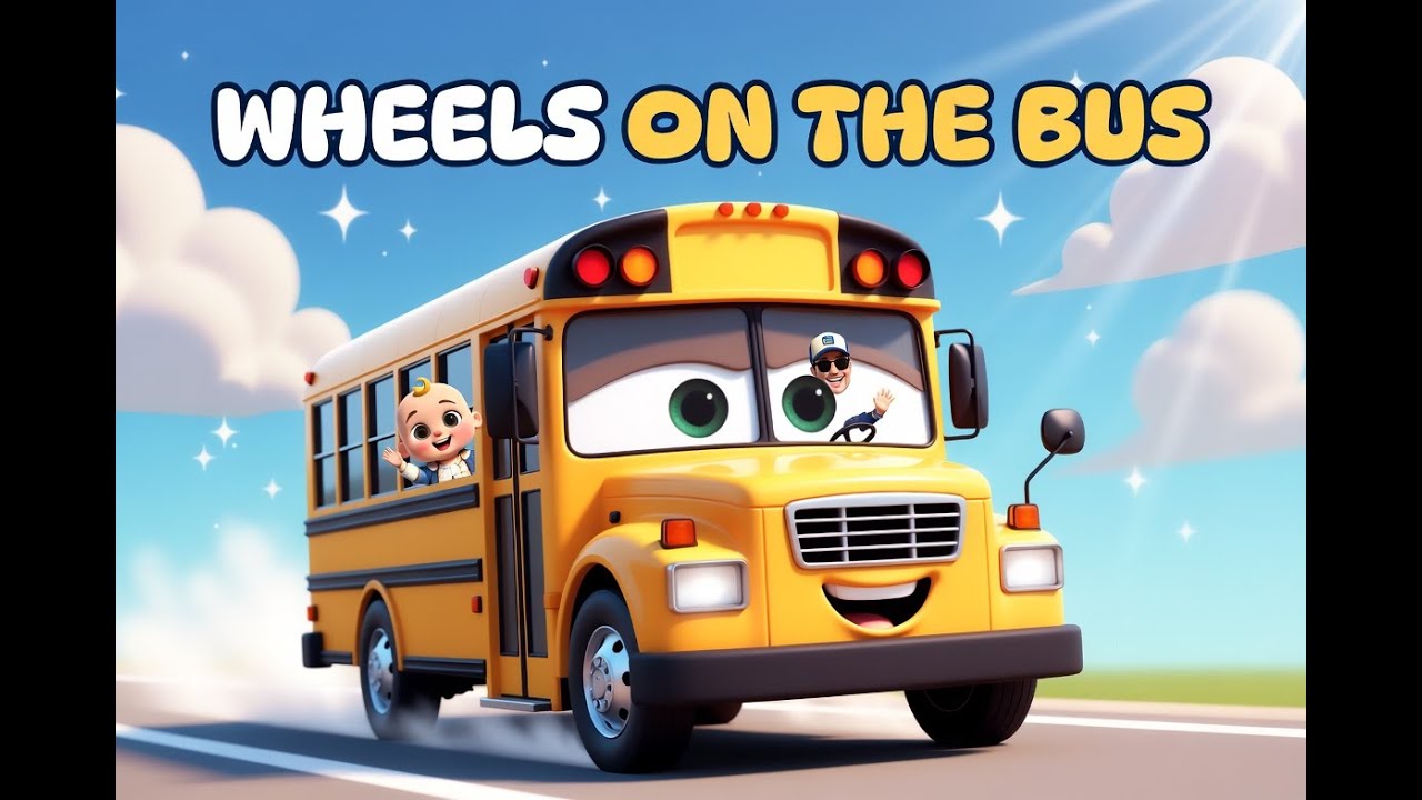 The Wheels on the Bus – Fun 3D Kids Song & Nursery Rhyme