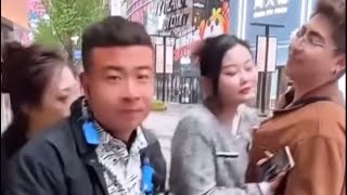 元帅户外搞笑与情侣们互动