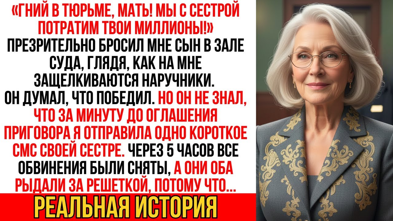 СЫН ДУМАЛ, ЧТО Я СГНИЮ В ТЮРЬМЕ — но одно СМС сестре изменило всё. Теперь сын молит о пощаде…