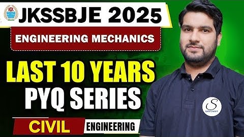 Engineering Mechanics MCQs | JKSSB JE Civil | Most Expected Questions