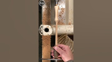 Woodturning - Long Handled Honey Dipper #shorts