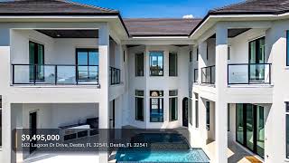 Destin Home For Sale $9.49M | Pool | 602 Lagoon Dr Dr