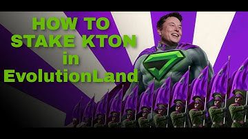 HOW TO STAKE KTON AND EARN HUGE REWARDS WITH EVOLUTIONLAND EDEN !!! #POLYGON #PLAYTOEARN #DEFI $NFT