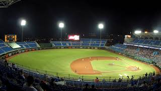 富邦 vs Lamigo 廖健富 強勁飛球造成雙殺 20170930