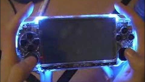 PSP LED mod and dual nub