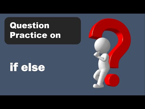 Question Practice on if else | C Programming Questions & Answers C-Programming - By W.INTELLI |