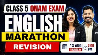 Class 5 English Onam Exam |  Marathon Revision  | Exam Winner