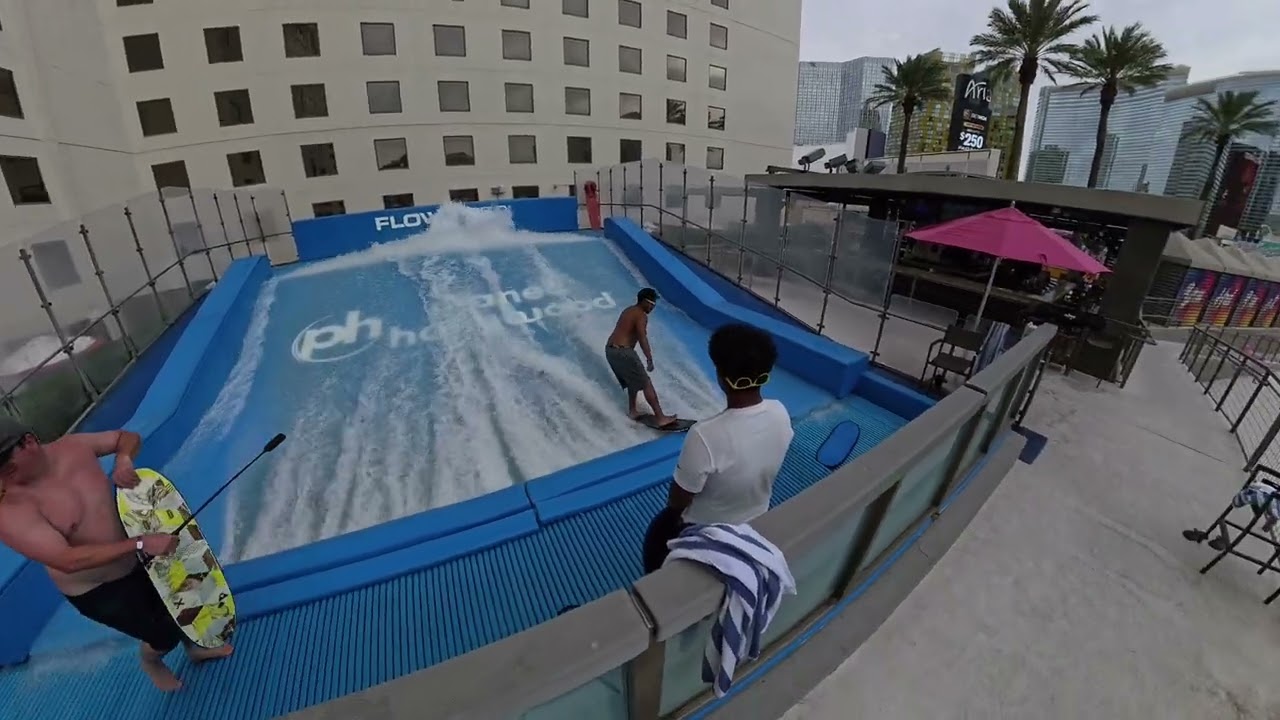 Life guard Las Vegas Planet Hollywood Resort Casino FlowRider Surf Pool Machine 2025