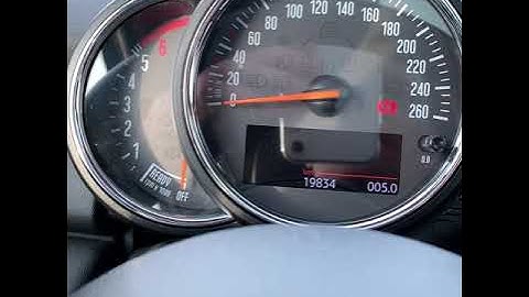 Remise à 0 ou réinitialisation autonomie de vidange Nouvelle Mini (à partir de 2014)