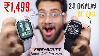 I Used ₹1499 *BIGGEST CURVED* Display Smartwatch - Firebolt Ninja Call Pro MAX screenshot 5